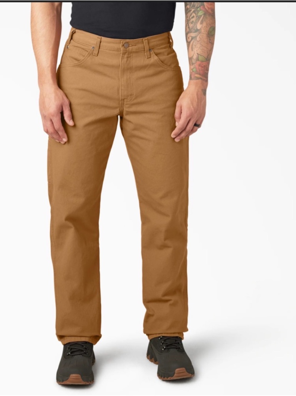 Dickies Men's Straight Work Pants - Carhartt Brown